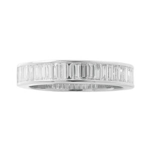 FULL ETERNITY BAND CHANNEL SET WITH BAGUETTE DIAMONDS #3065