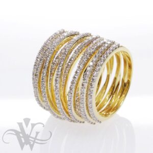 12 PAVE DIAMOND BANDS #3356