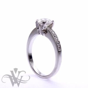 DIAMOND RING WITH BUTTERFLY COLLET #2500
