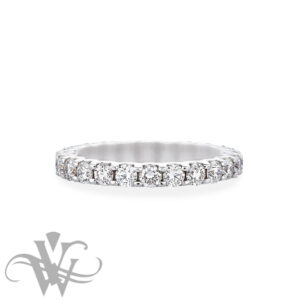 FULL ETERNITY BAND WITH ROUND DIAMONDS #3086