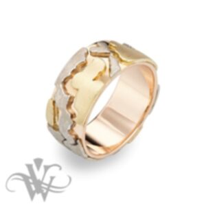 TRICOLOUR GOLD CAMOUFLAGE BAND #3248