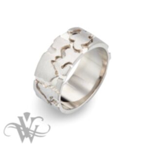 WHITE GOLD CAMOUFLAGE BAND #3311