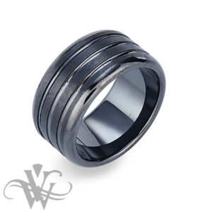 CERAMIC F58 RING WITH 3 GROOVES #CER03