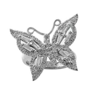 DIAMOND BUTTERFLY RING #3920