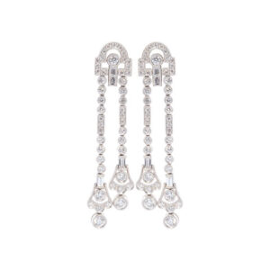 DIAMOND DROP EARRINGS #E895